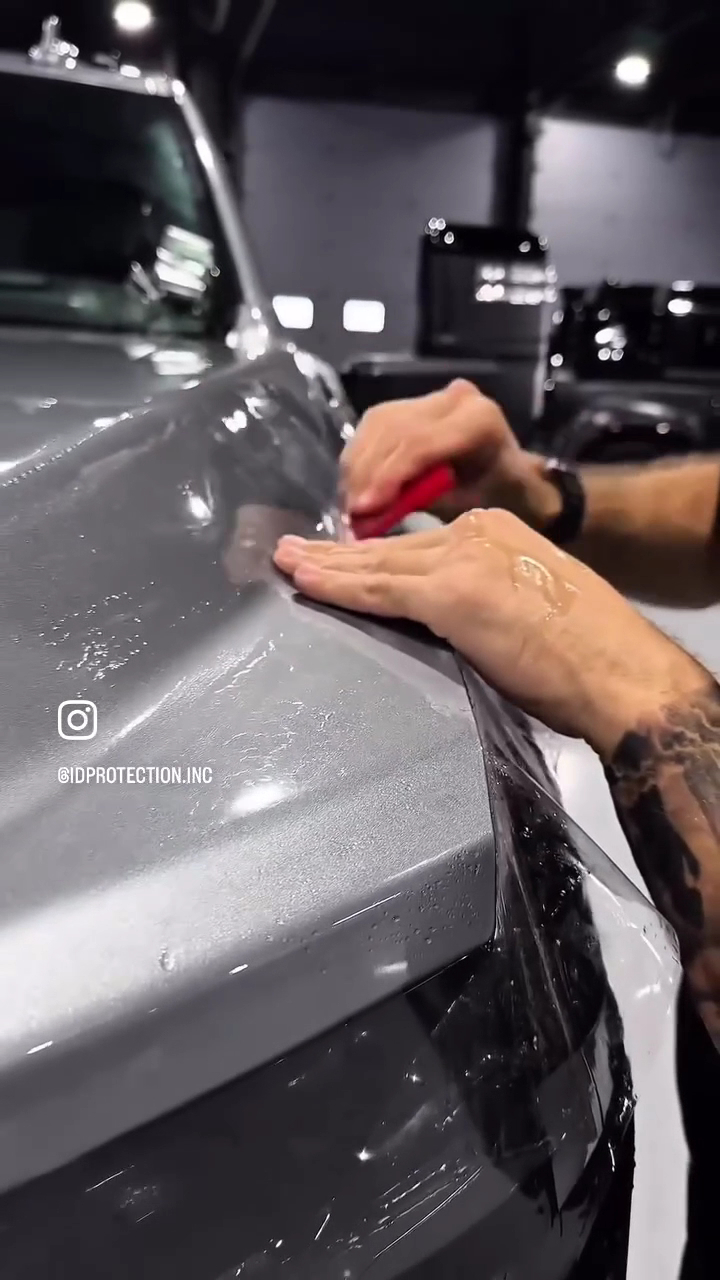 Paint protection film application